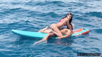 She got destroyed at the sea party with a massive foreign cock