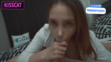 Busty stepmom gets son off while shes dripping from creampie later