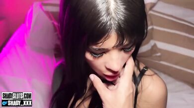 Submissive latina with huge tits gets pounded hard and creampied raw