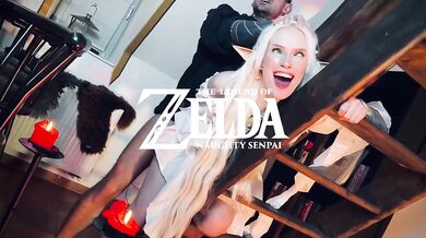 Zelda Elf Princess brutally fucked by Stranger big dick hardcore cosplay raw!