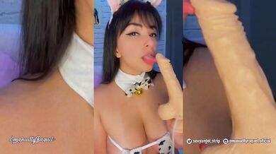 Sexy Latina Cow Cosplay blowjob cum shower monstrous ass tits destroyed