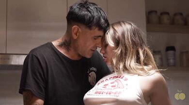 My husband’s cuckolded by the pizza maker blonde with a big cock