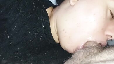 Extreme gagging deepthroat sloppy wet blowjob with drooling Latina pinay insane 18 25 asmr