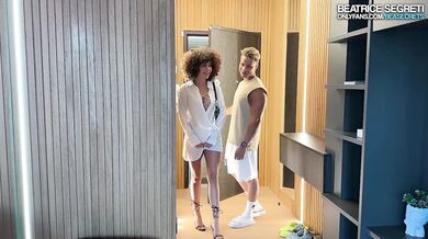 Denis Dosio destroys throat with cumshot after supermarket meetup with Beatrice Segreti