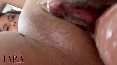 Slutty latina moaning on your dick gushing cum in tight pussy