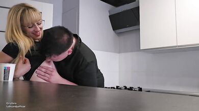 Student pays rent with sloppy deepthroat and doggystyle fucking