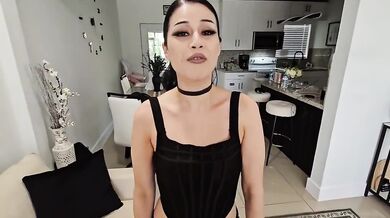 Goth latina stepsis needs a favor POV blowjob cumshot destroyed