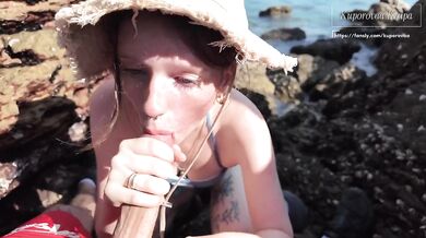 Step sis forced public blowjob choked on my cock raw cumshot in her tight mouth