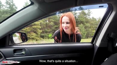 Hitchhiker’s Deep Throat Training Rough Amateur POV MILF throatpie