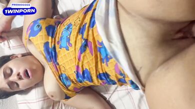 Step sister teases me with her big hard cock until i beg for more