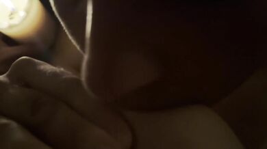 She came hard when he sucked her big nipples until orgasm
