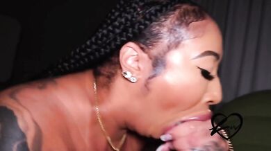 Big ass bouncing while Jason Luv rough pounds her massive tits and huge dick