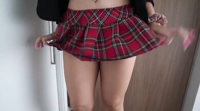 Blonde schoolgirl gets stuffed with Teacher’s big cock