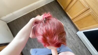 Roxan Reeves sloppy throat pie cum in her throat deepthroat blowjob POV