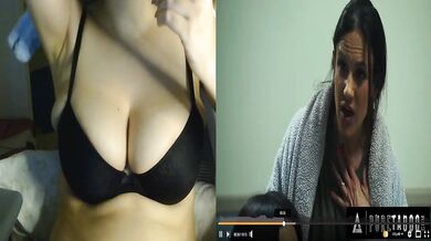 Stepmom and doctor drain Asian virgin with alien monster dick