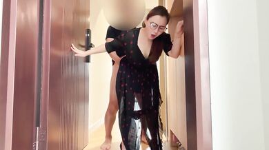 Japanese MILF wife face fucked cumshot at home