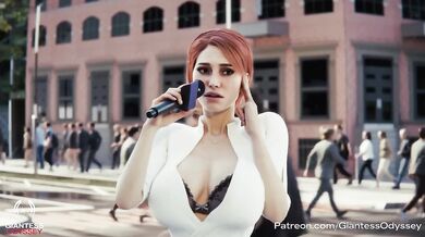 Giantess crushes trembling cunt under monstrous feet power