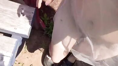 Soft cock tease gets teenage Asian babe dripping under tight lows