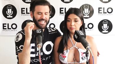 Lina Henao chokes on thick banana GAGGED pulsing climax