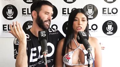 Lina Henao chokes on thick banana GAGGED pulsing climax