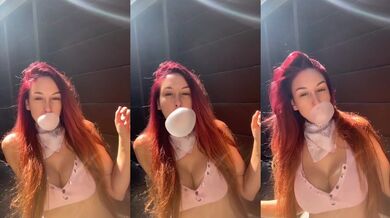 Artemisia's pink bubblegum get stuffed outdoor full on of big tits