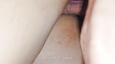 Tight wet close up pussy gets destroyed raw deep fucked Asian MILF