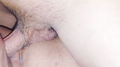 Tight wet close up pussy gets destroyed raw deep fucked Asian MILF