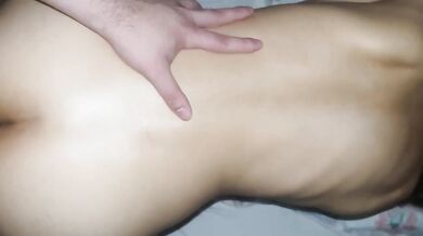 My Asian husband begged for a bigger cock while I got double fucked raw