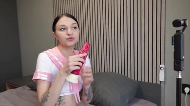 Russian step sister bratty tattooed cumslut gets throat fucked raw by big dick