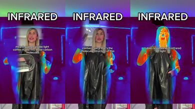 Blonde Trans Goddess Fucked In Infrared Big Fake Tits Bounce