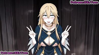 Himekishi forced to swallow Barbarian cum Satyriasis Serafina Blowjob Rough