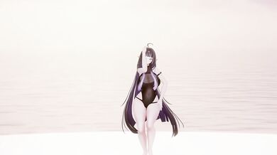 Thicc Elf VTuber Stripped Naked in Hot MMD R18 Cosplay