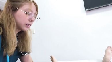 Nurse abymes tight twat with rough doggystyle POV blowjob Argentina