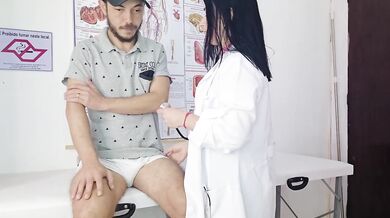 Nurse fucks patient hiding his huge erection in fake hospital