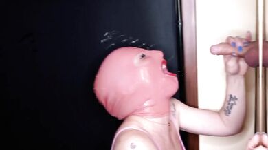 Gloryhole Surprise Piss Overload Slut Takes Loads On Face And Mouth