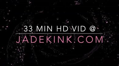 Submissive Jade Kink destroyed by rough face fucking on first shoot