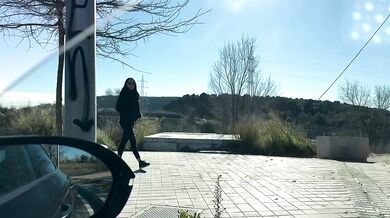 Stranger Picked Up At The Roundabout Double Penetrated Hardcore Threesome Latina DP