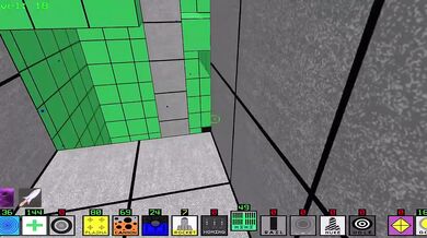 Fractal Block World fucked by big furry DILF