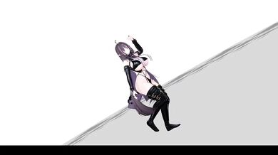 Rolling Girl Nude MMD ELF VTuber Hentai Dance ruined gagged sloppy