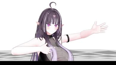 Rolling Girl Nude MMD ELF VTuber Hentai Dance ruined gagged sloppy