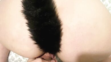 Brunette stepdad bribes her for daddy's big tits doggystyle