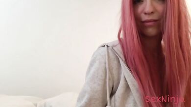 Deliberately flashing my step mom my throbbing cock deep in her leggings