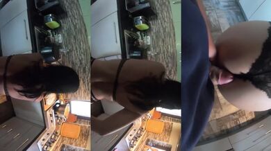 Kitchen Tease Blows my Mind with her Booty Burst
