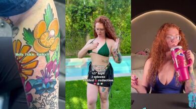 Redhead Nerdy Goddess Goes Solo Naughty TikTok Compilation