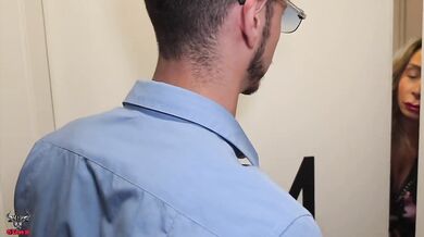 MILF secretary fucks horny intern till thick cock sprays her face raw