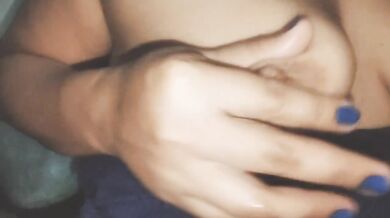 Filipina teen gushes on giant juicy pussy as she wanks thick cock