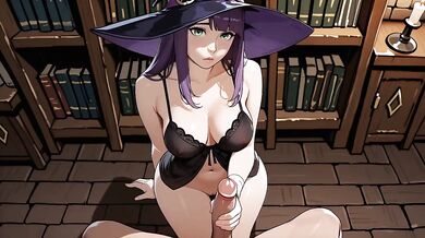 Purple-Haired Witch’s Lewd Spell Unleashed in Uncensored Hentai POV