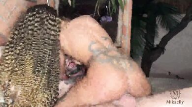 Brazilian Wife Takes Huge Creampie from Hung Trainer Cuckold Films Pathetic Moments