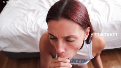 Argentina's redhead gets pounded hard after match doggystyle cum on ass POV