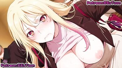 Marriagetoxin hentai anime destroys Kinosaki Mei in rough blowjob ecchi